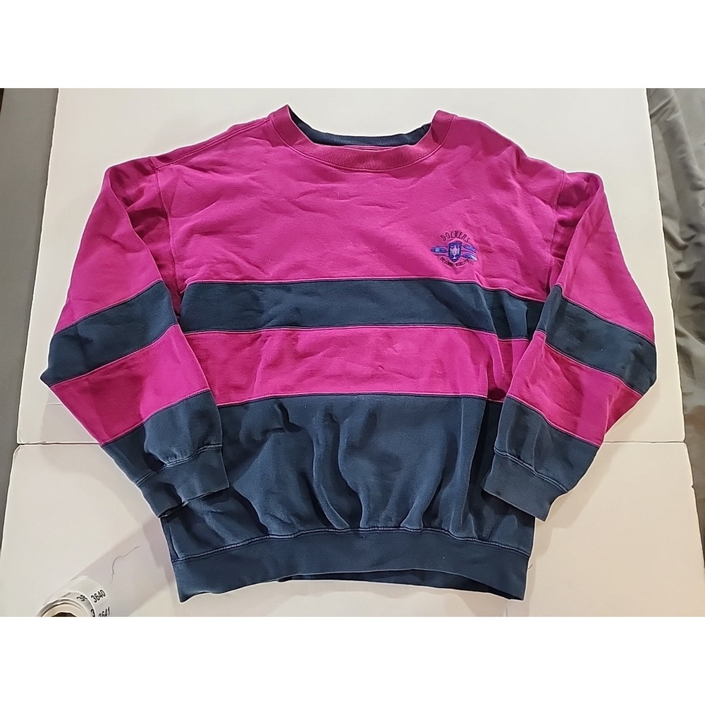 Vintage 90s Dockers Crewneck Sweatshirt Nautical Theme Size Medium